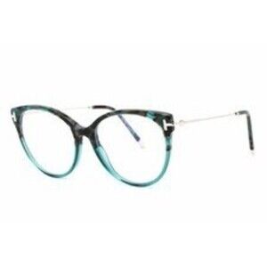 NWT Tom Ford FT5770-B-056 Teal Havana Eyeglasses